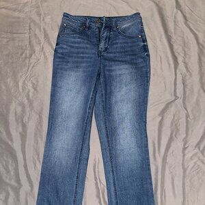 Cache Medium Wash Straight Leg Jeans Size 26 Classic Denim